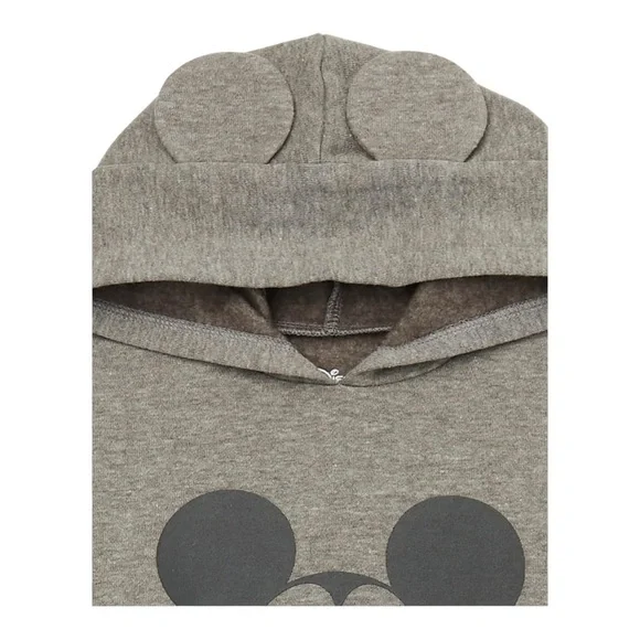 Disney Baby Mickey Mouse Hooded Bodysuit and Pants 2-Piece Outfit Set NWT - Picture 2 of 4